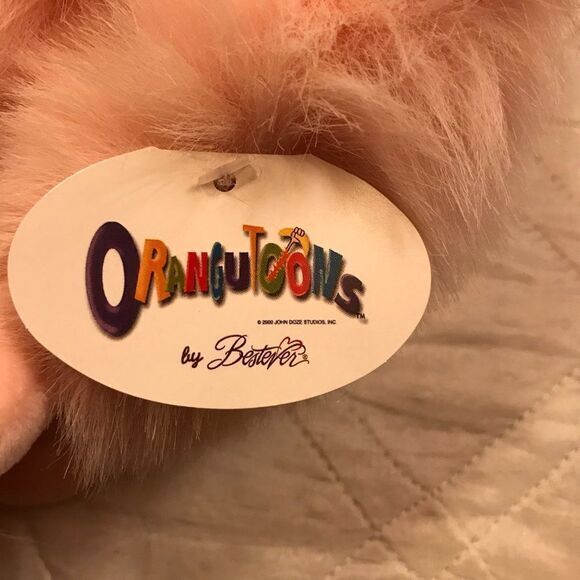 Pink Orangutoons Bestever Orangutang Hook and Loop on Hands - Picture 3 of 4